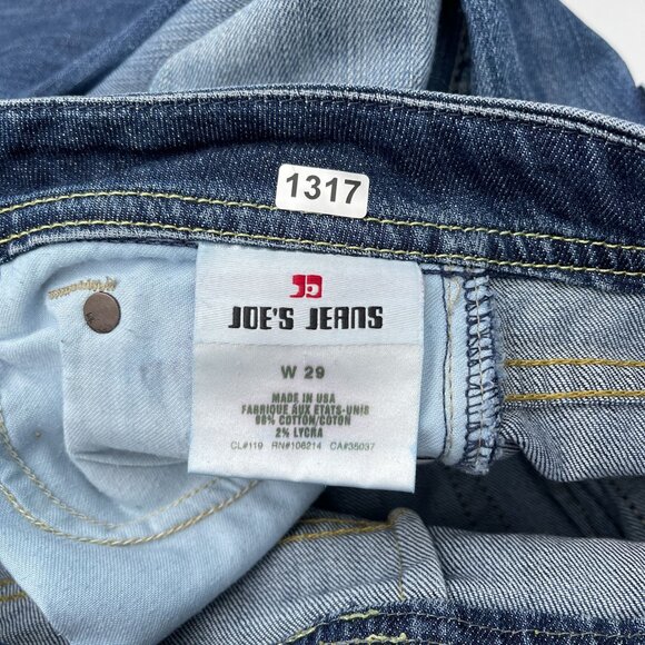 Y2K Joe's Jeans Mid Rise Women's Flared Leg Jeans Tricky Dark Wash Size 29W‎ - Picture 7 of 12